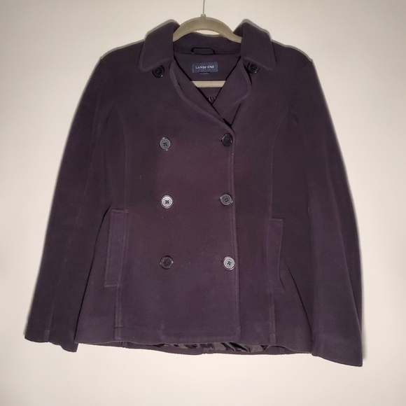 LAND'S END Double Breasted Peacoat WOMENS Size SMALL - Picture 1 of 14